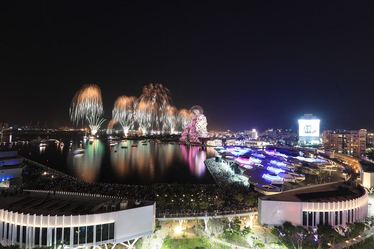 2021國慶焰火重返高雄。 圖：高雄市政府提供