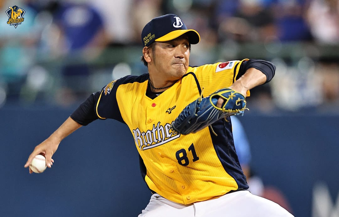 中信兄弟高野圭佑。 圖：中信兄弟/提供