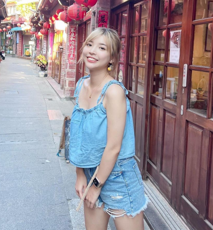 一隻阿圓因姣好身材與甜美外表受到粉絲喜愛。 圖：翻攝自一隻阿圓IG