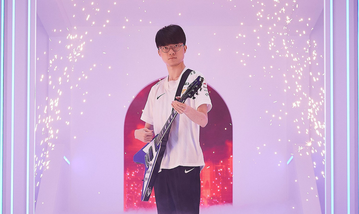 T1對陣DFM的同時在線觀眾創今年新高。 圖：Riot Games/提供