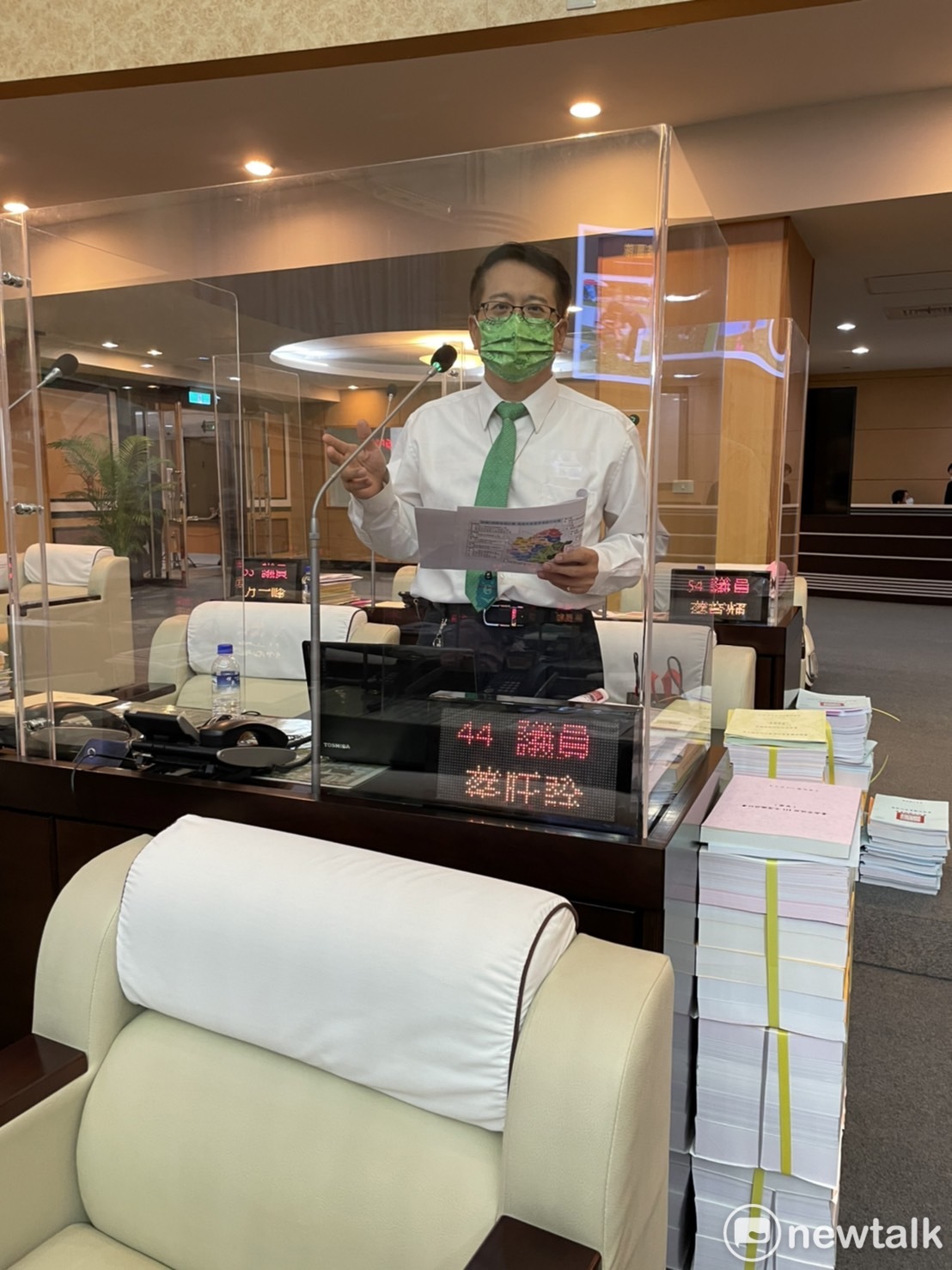 臺南市議員蔡旺詮。 圖：黃博郎／攝