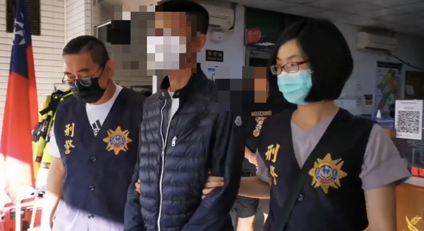 南北警方聯手將擁槍犯嫌繩之以法。 圖：高市警鹽埕分局提供