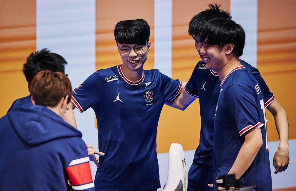 PSG成功逆轉前期劣勢，擊敗HLE。 圖：Riot Games/提供