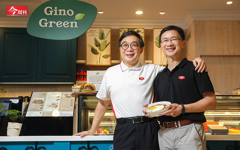 大成集團副總裁韓家寅與集團旗下負責植物肉的新食成總經理詹金和表示，「植物肉是一個趨勢，全世界都在做，就算現在全球素食人口只有5％，我們也不能放過。」 圖 : 今週刊 /  提供