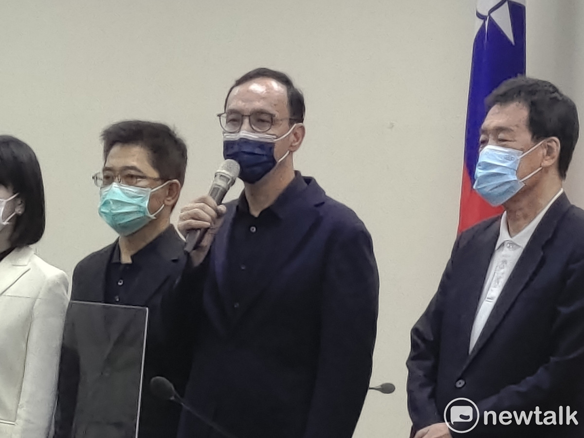 國民黨主席朱立倫。 圖：黃建豪/攝