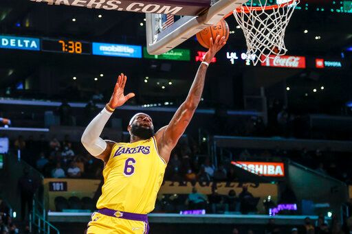 「詹皇」LeBron James。 圖／美聯社／達志影像
