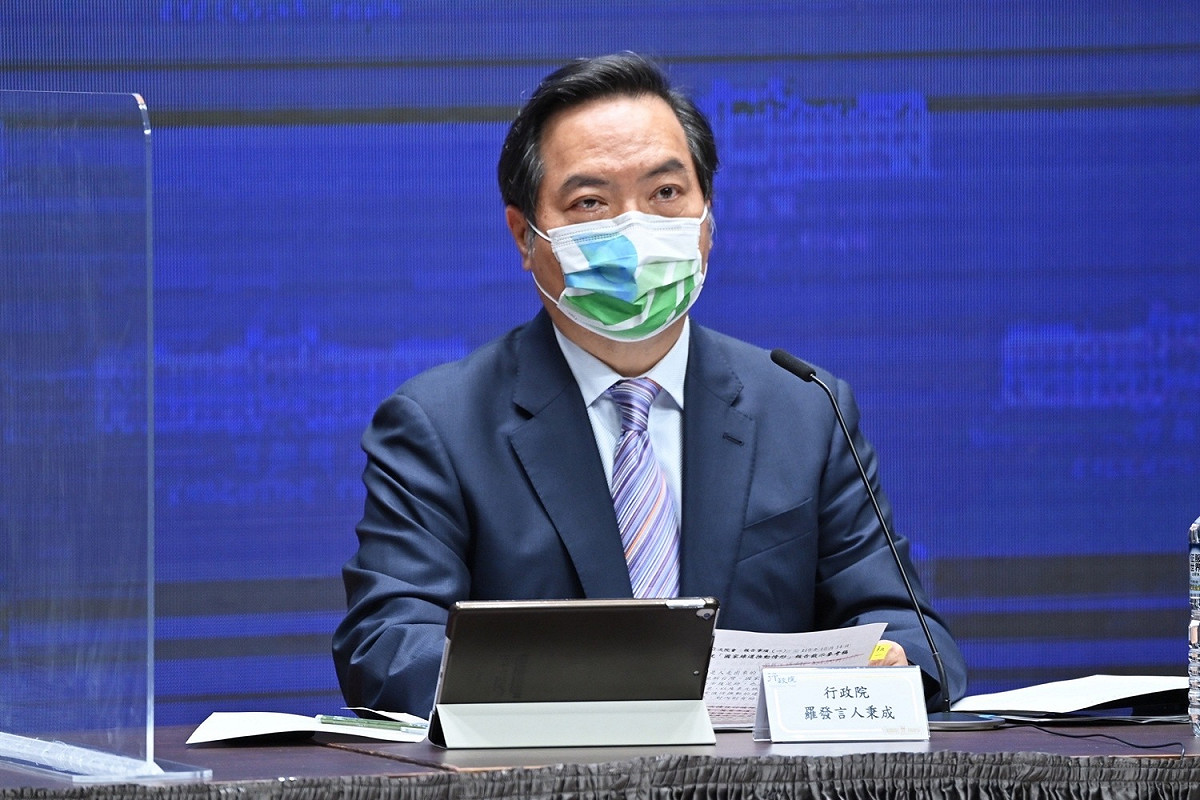 行政院發言人羅秉成今（14）天中午在院會後記者會轉述。 圖：行政院提供