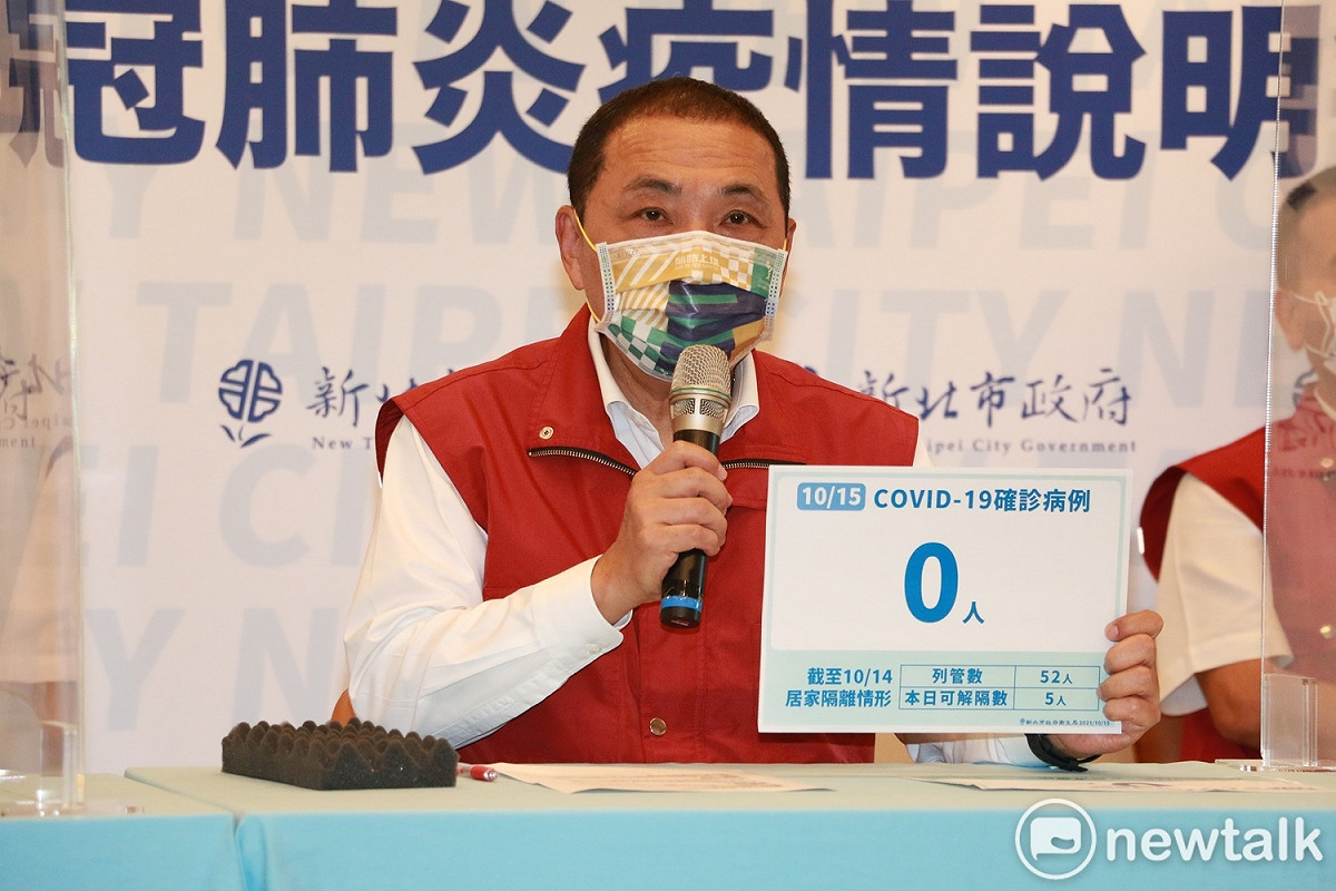 侯友宜表示，新北市公安小組至少每兩周就會開會討論公安相關問題全力處理，嚴格要求落實執行，避免公安死角。 圖：林昀真/攝