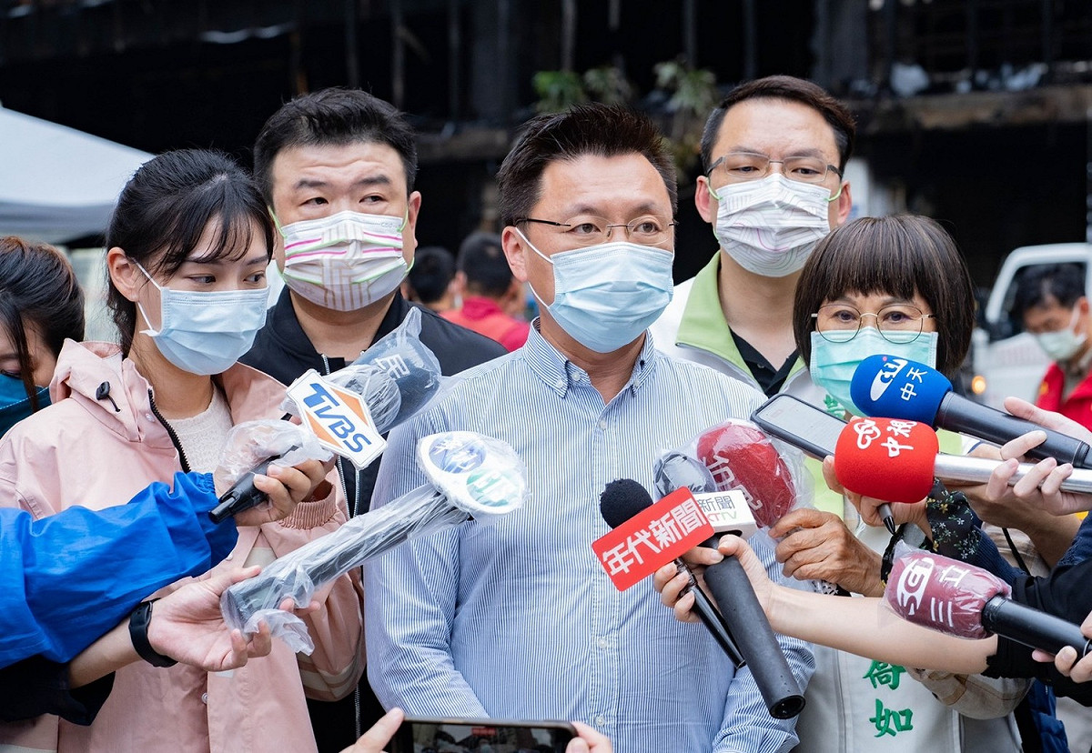 趙天麟再籲國民黨停止藉城中城事件抹黑鬥爭、政治操作。 圖：民進黨高雄市黨部提供