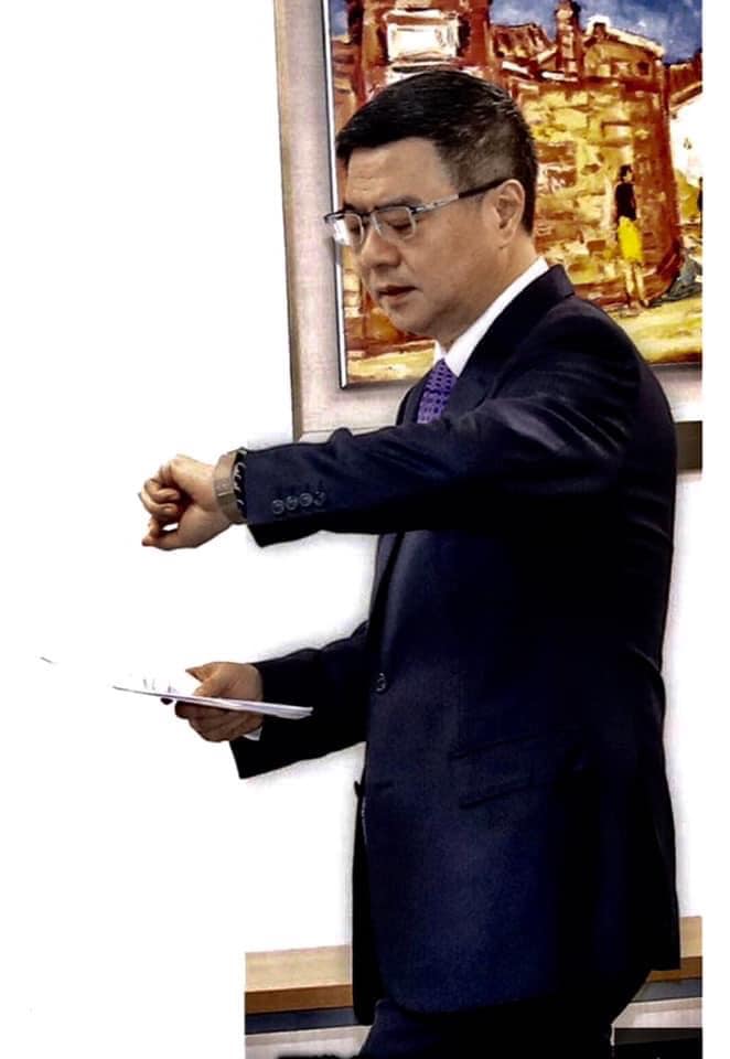 卓榮泰呼籲國民黨，應站在守護台灣、自由民主這一邊。 圖：擷取自卓榮泰臉書