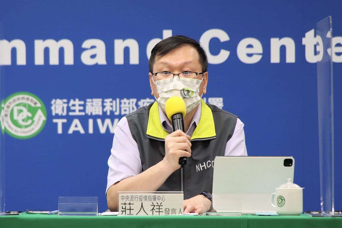 指揮中心發言人莊人祥 圖：中央流行疫情指揮中心/提供