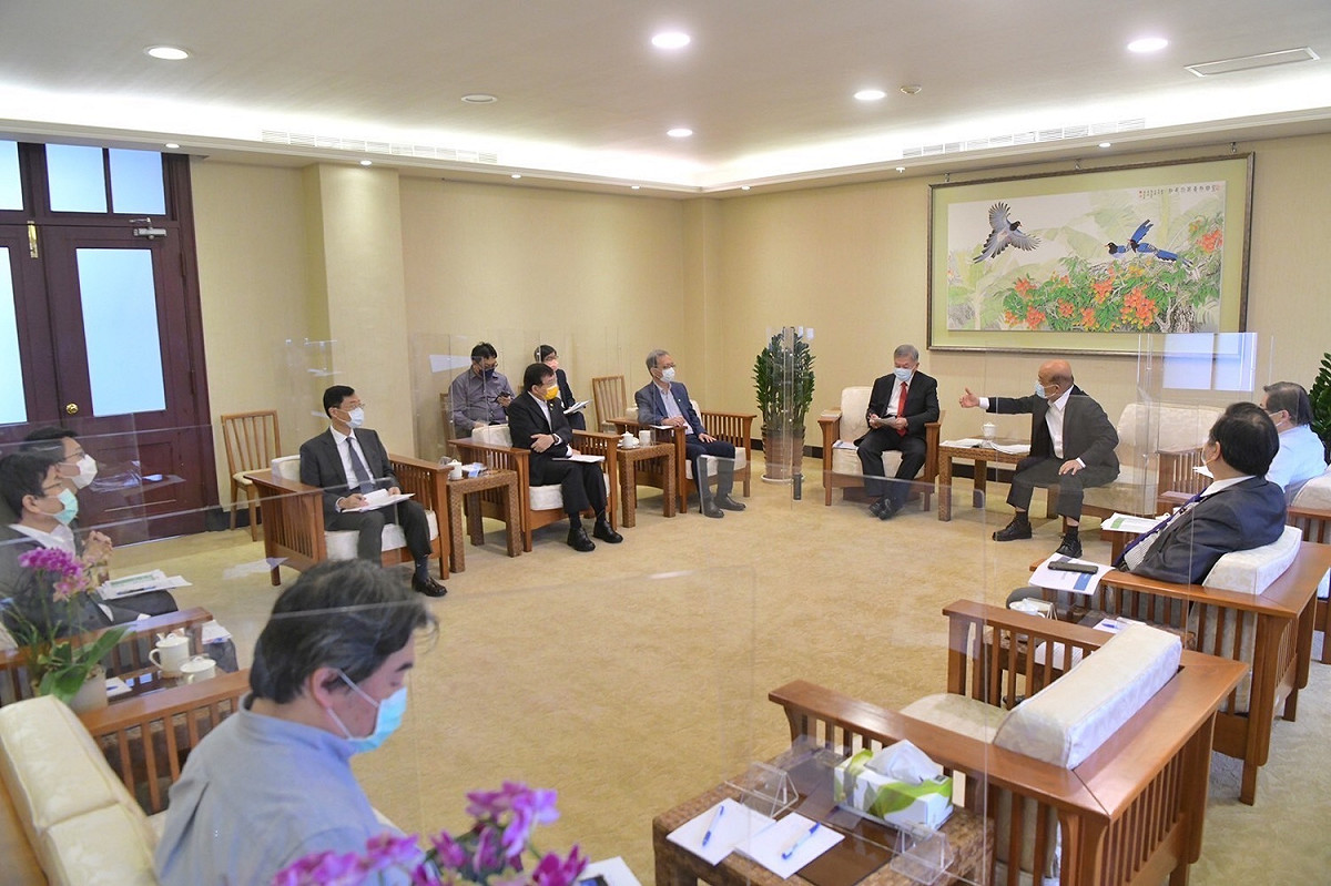 行政院長蘇貞昌主持防疫會議 圖：行政院提供