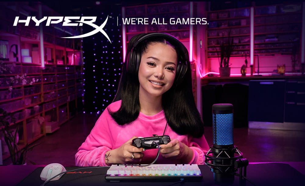 HyperX將成為Bella Poarch電競耳機和麥克風的獨家贊助商 圖：HyperX/提供