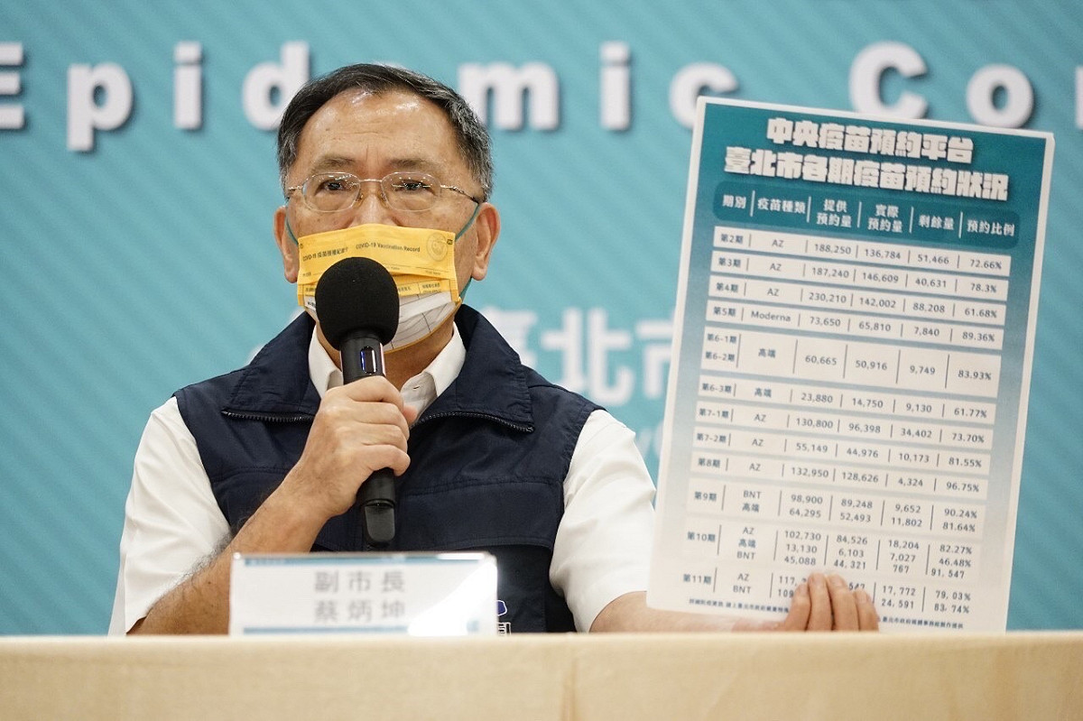 台北市副市長蔡炳坤。 圖：台北市政府 / 提供