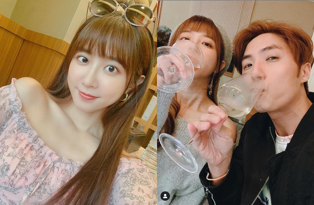 洪詩去年10月與男友李運慶兩人大方認愛。 圖：翻攝自IG/angelhong、mejack