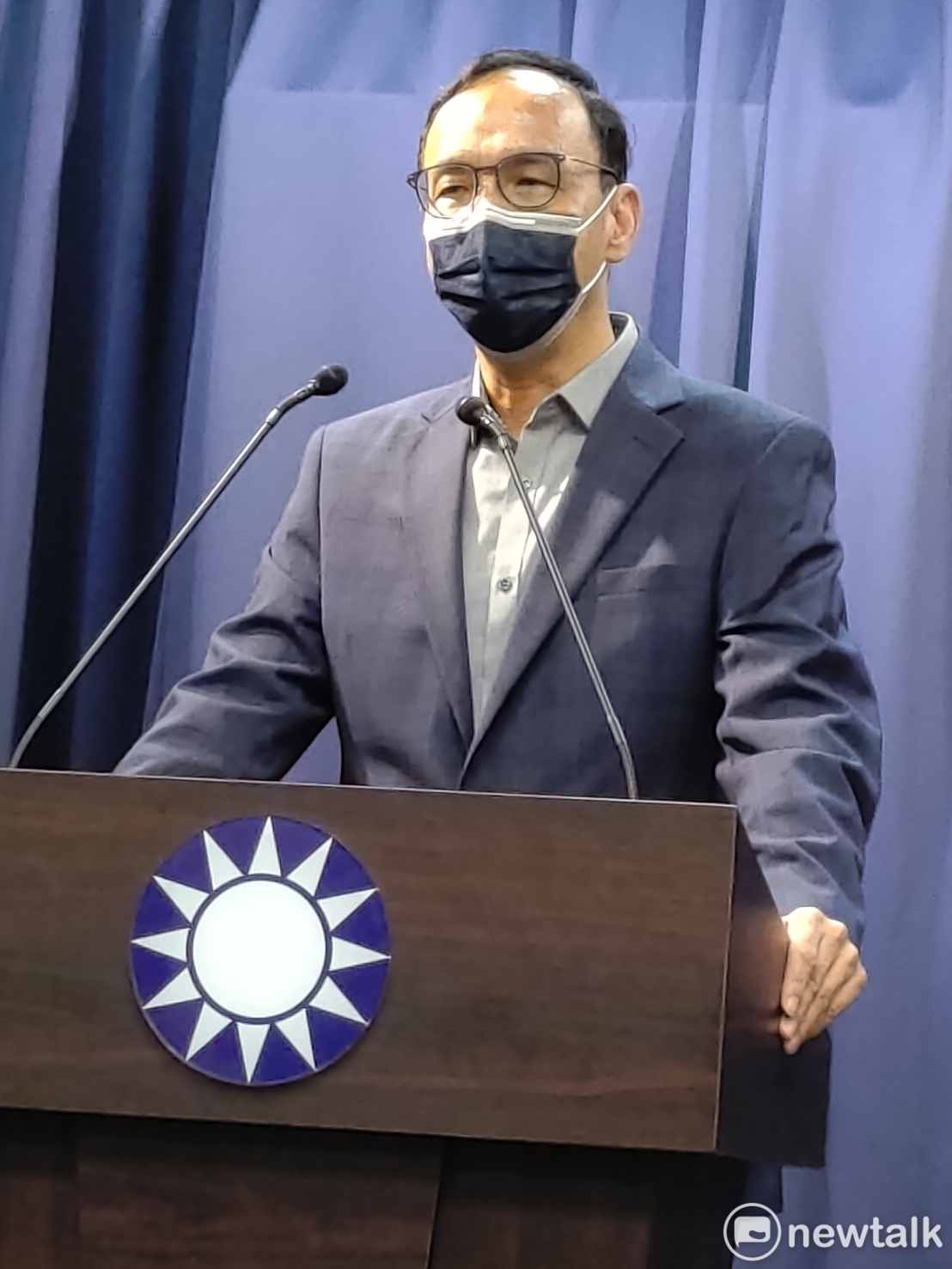 國民黨主席朱立倫。 圖：黃建豪/攝（資料照）