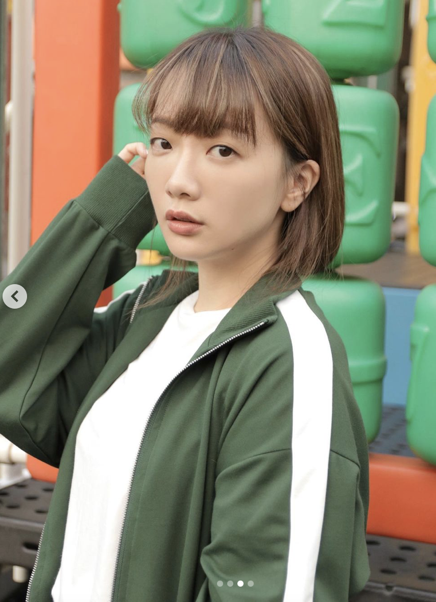 藝人玉兔撞臉《魷魚遊戲》劇中女演員。 圖：翻攝IG/玉兔