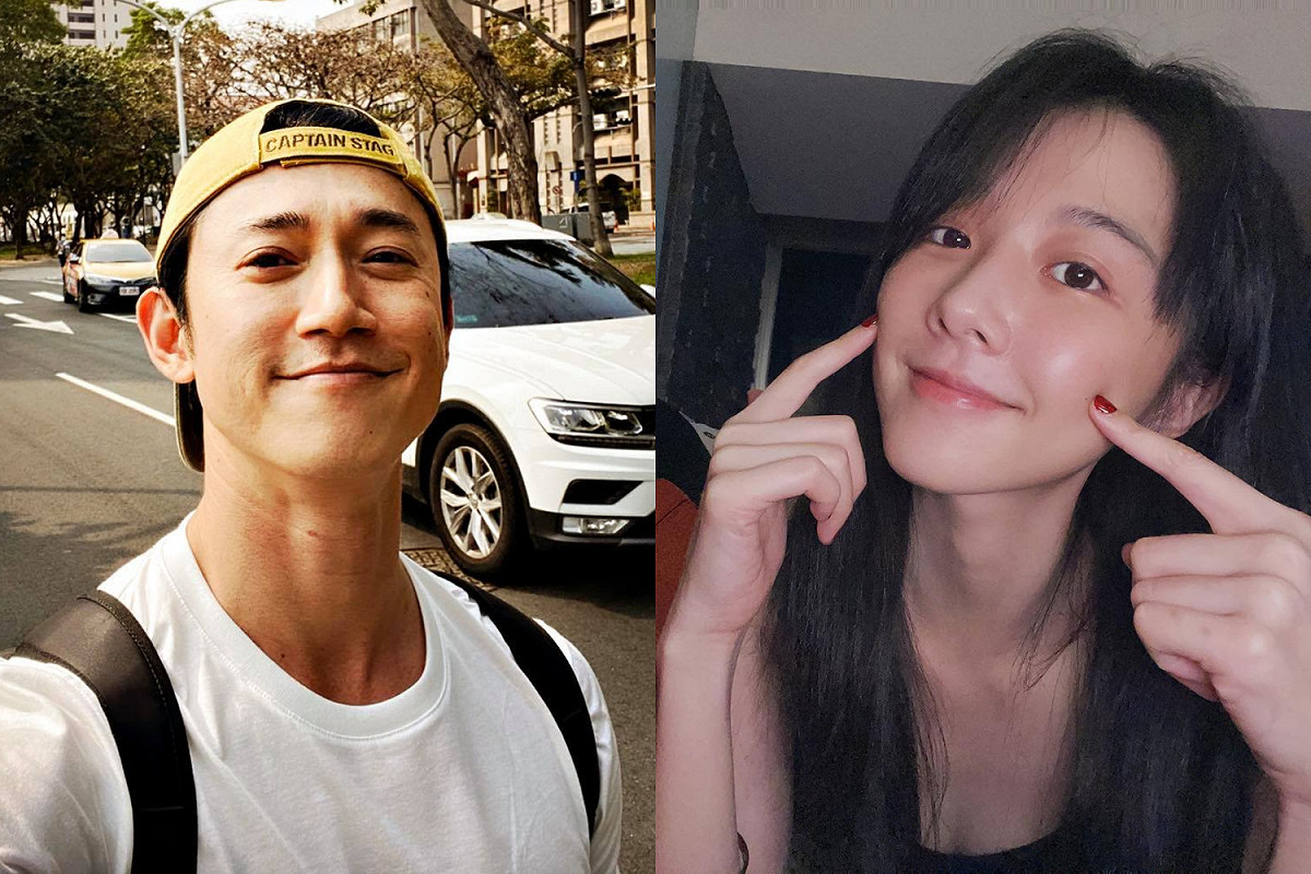 吳慷仁今(21)日在臉書PO出一段3年前與女友邵雨薇在夜市合唱《雙人枕頭》的影片。 圖：翻攝自吳慷仁、邵雨薇臉書