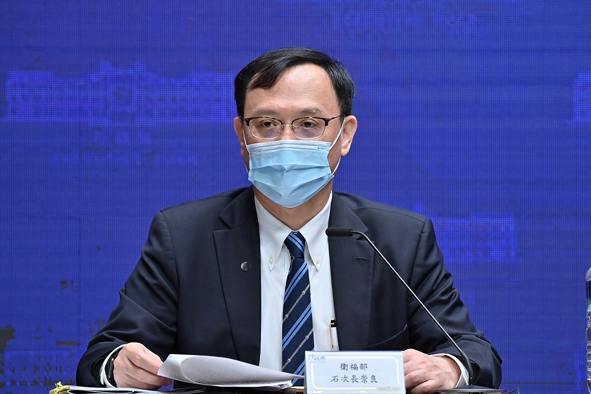 衛福部次長石崇良。 圖：行政院提供