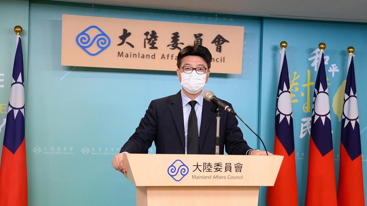 大陸委員會副主委、發言人邱垂正。 圖：陸委會提供