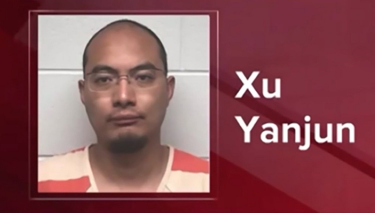 第一位被引渡至美國接受審判的中國政府情報員徐延軍（音譯，Xu Yanjun）。 圖：擷取自推特@Sunny011120
