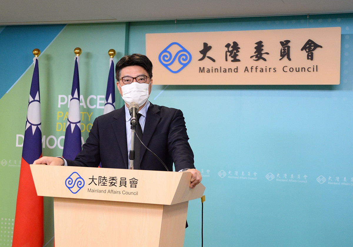 陸委會副主委兼發言人邱垂正。 圖：陸委會提供