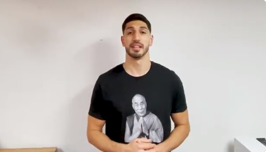 NBA波士頓塞爾蒂克中鋒坎特（Enes Kanter） 圖:翻攝自Enes Kanter推特