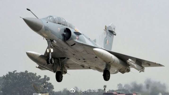 印度空軍「幻象2000」戰機。 圖：翻攝《央視軍事》微博
