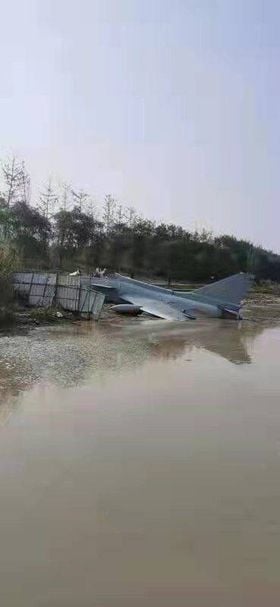 中國大陸河南傳出殲-10S戰機墜毀意外。 圖：翻攝新‧二七部隊 軍事雜談臉書