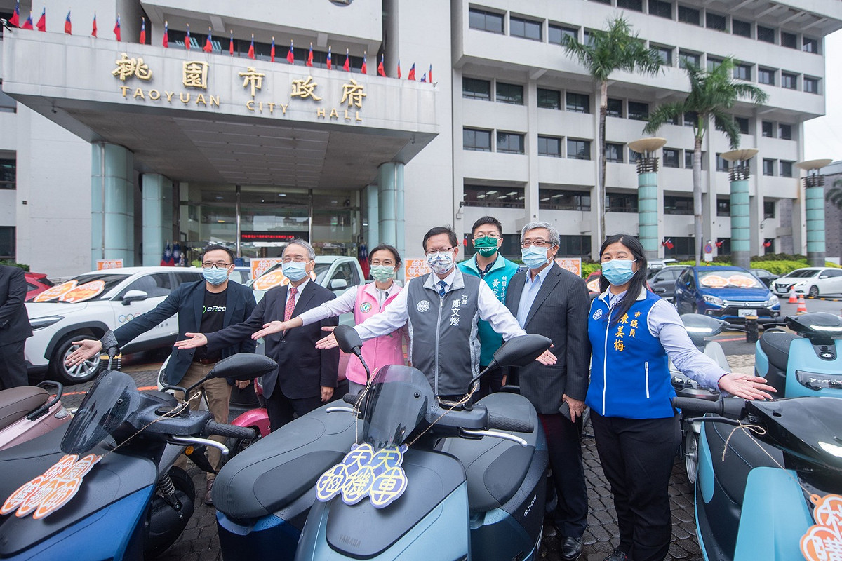 市府也配合振興五倍券推出「電動機車Easy購方案」 圖：桃園市政府提供