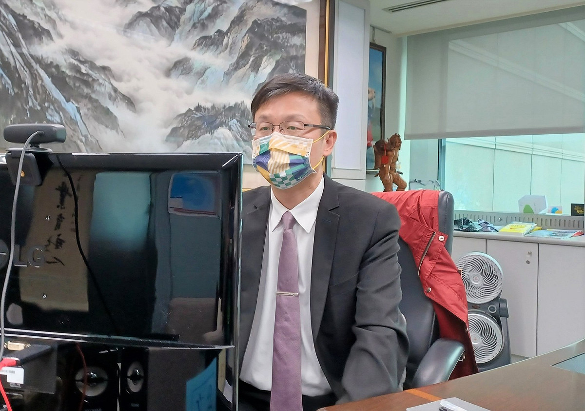 張明文勉勵高領人才學員學海無涯 圖：新北市教育局提供