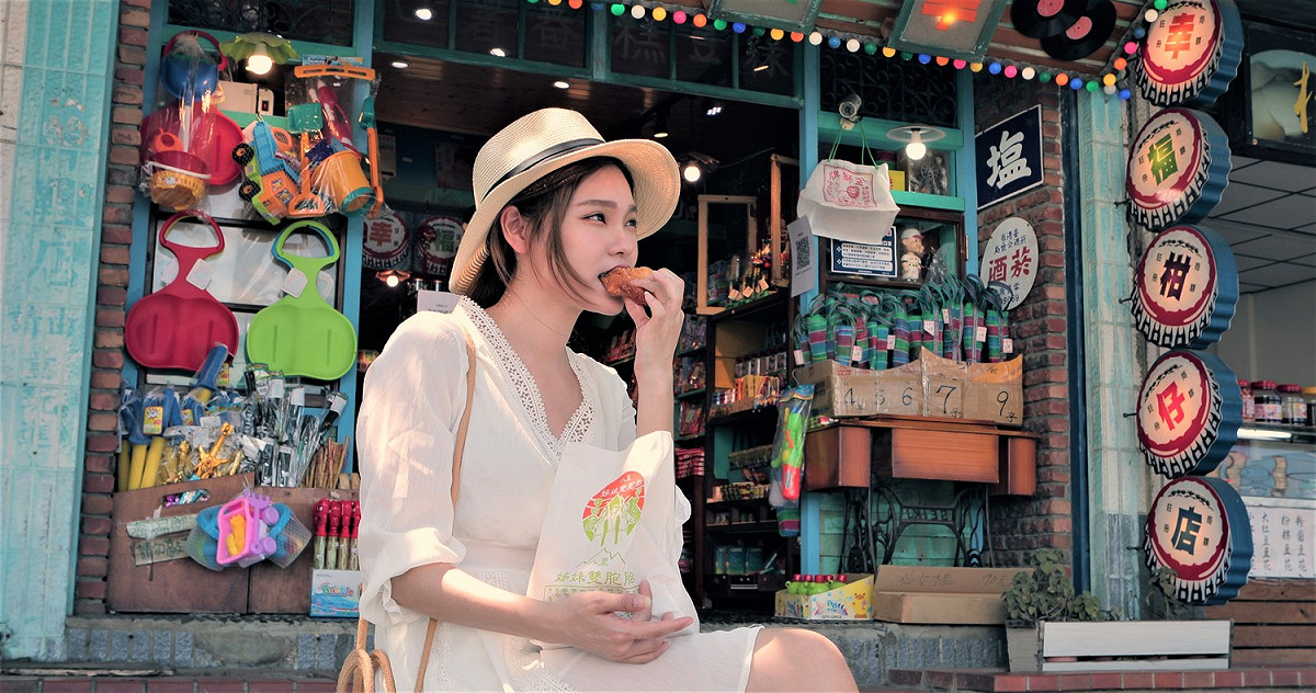 雙胞胎是到八里左岸必吃美食。 圖：八里區公所提供