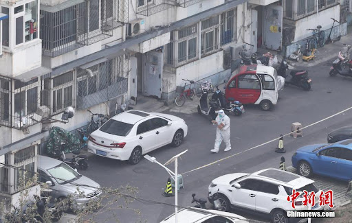 中國大陸再度爆發疫情，各區管制。（資料照） 圖：翻攝中新網
