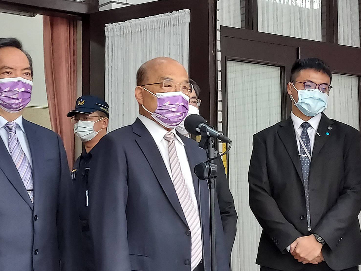 行政院長蘇貞昌。 圖:陳佩君/攝