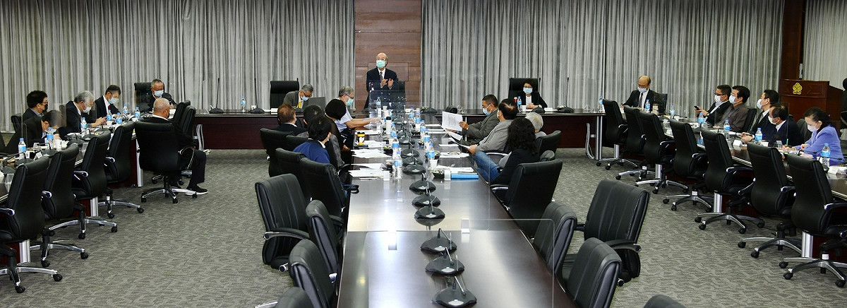 海基會26日舉行顧問會議探討「中共二十大前的政經作為」。 圖：海基會提供