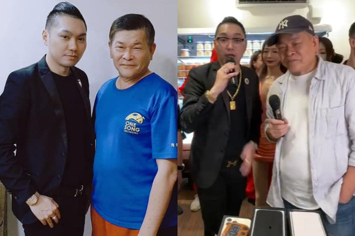 連千毅25日與資深藝人澎恰恰在直播中合體，澎恰恰為此發文解釋「雙方合體純屬意外」。 圖：翻攝自連千毅臉書