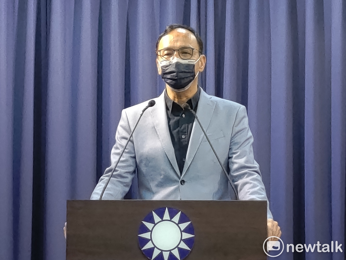 國民黨主席朱立倫。 圖：黃建豪/攝（資料照）