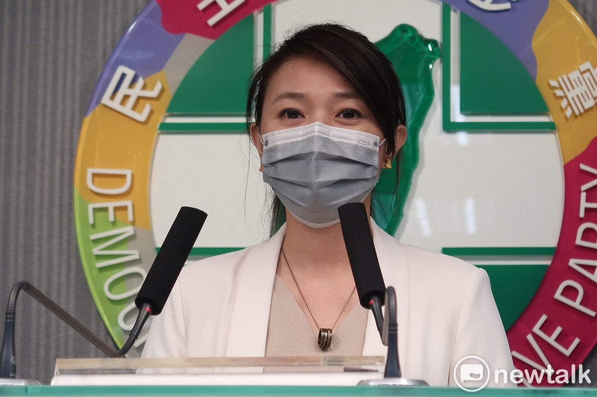 民進黨發言人顏若芳 圖：林朝億/攝