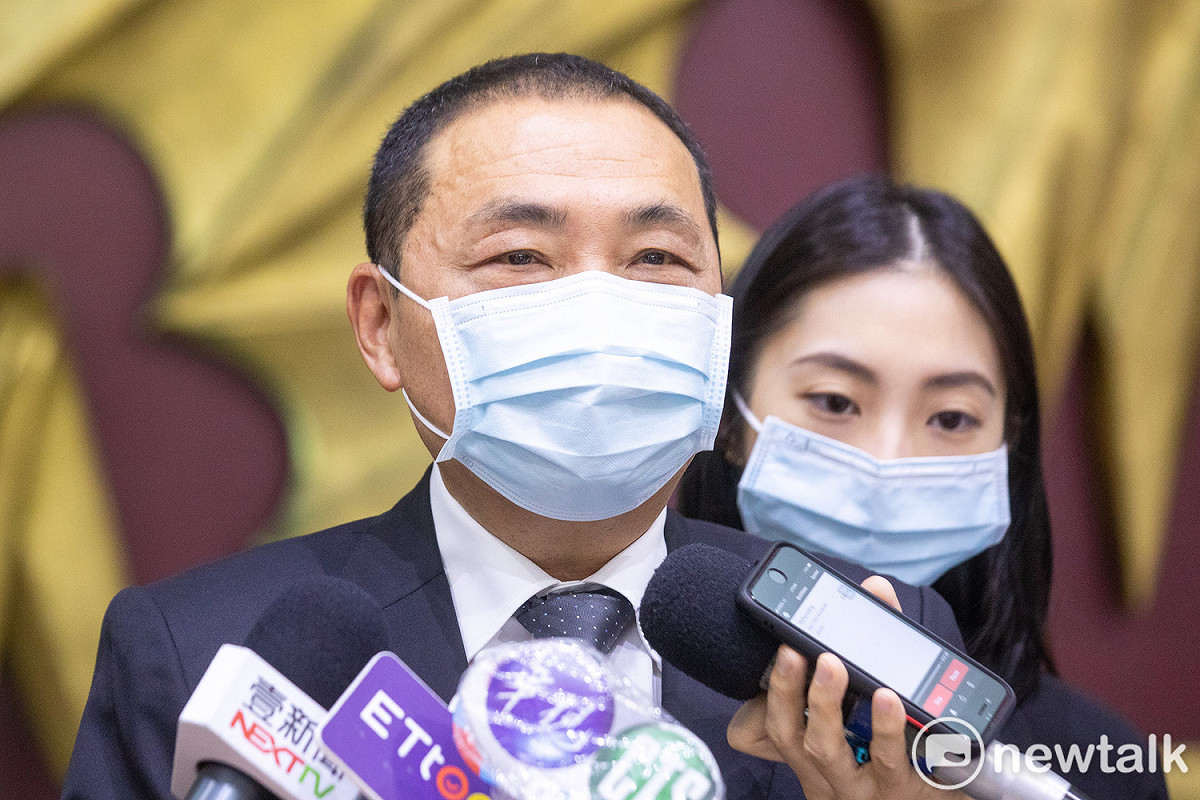 侯友宜希望中央拿出決心及態度解決核廢料安置問題。 圖：林昀真/攝