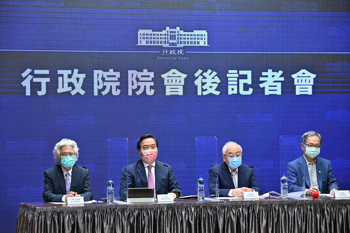 行政院今（28）天召開院會後記者會。 圖：行政院提供
