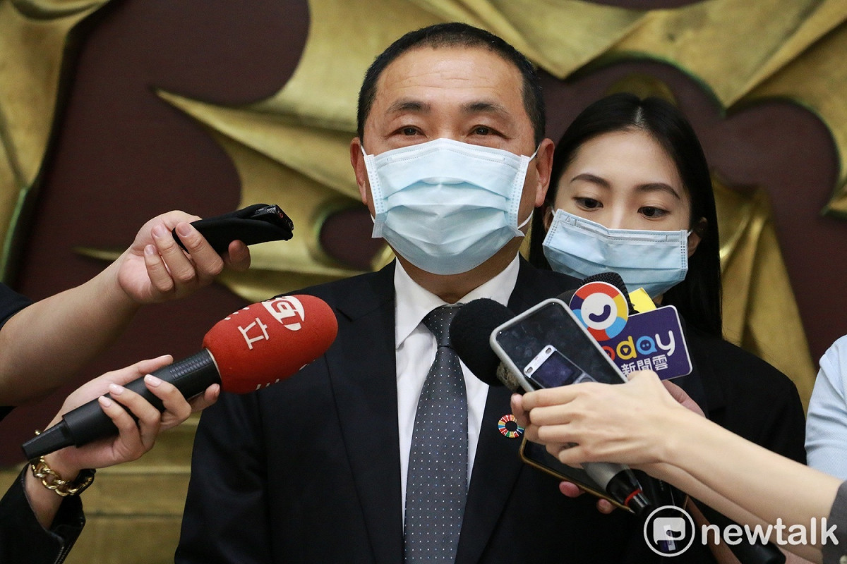 侯友宜表示，只要疫情穩定，就會逐步開放八大行業解封。 圖：林昀真/攝