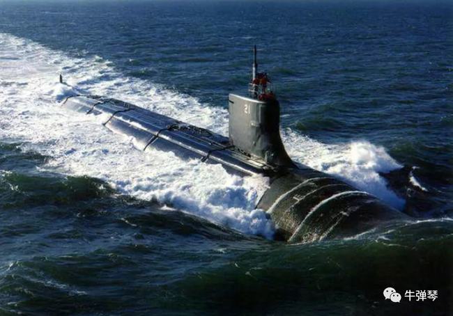 美國海軍核動力潛艇「康涅狄格號」（USS Connecticut）。 圖: 翻攝自網易