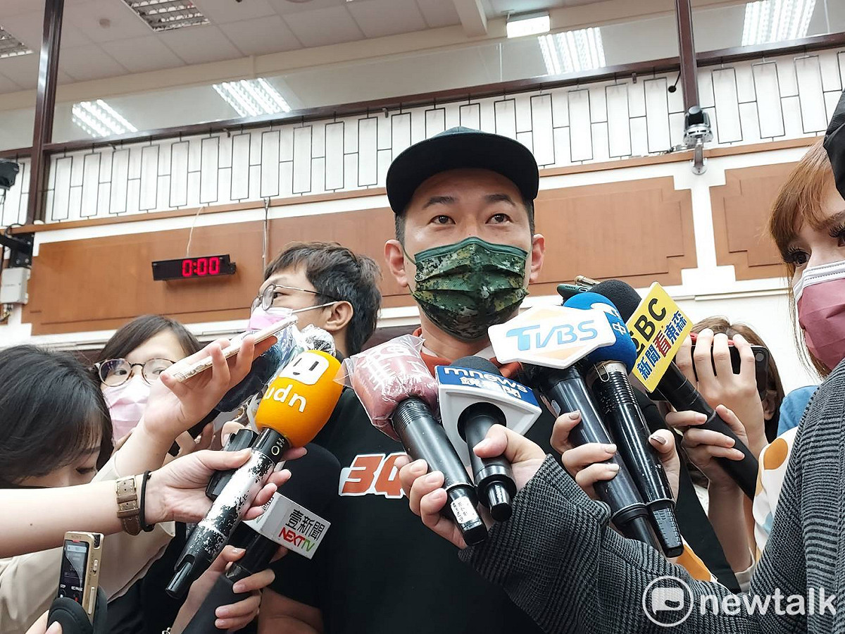 被罷免的陳柏惟今天召開「立法院台灣電子競技政策促進會」成立大會。 圖：陳佩君／攝