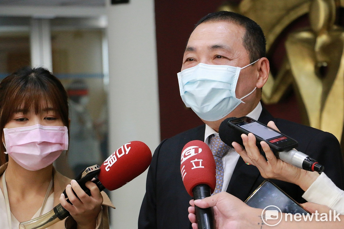 侯友宜表示，捍衛中華民國，愛台灣這塊土地，「不能只有說，最重要是要做」 圖：林昀真／攝