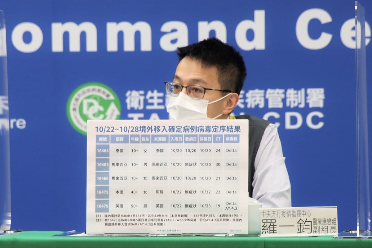 疫情指揮中心醫療應變組副組長羅一鈞。 圖：中央流行疫情指揮中心/提供