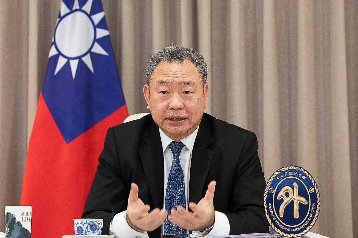 俞次長接受墨西哥6家主流媒體視訊聯訪。 圖/取自外交部
