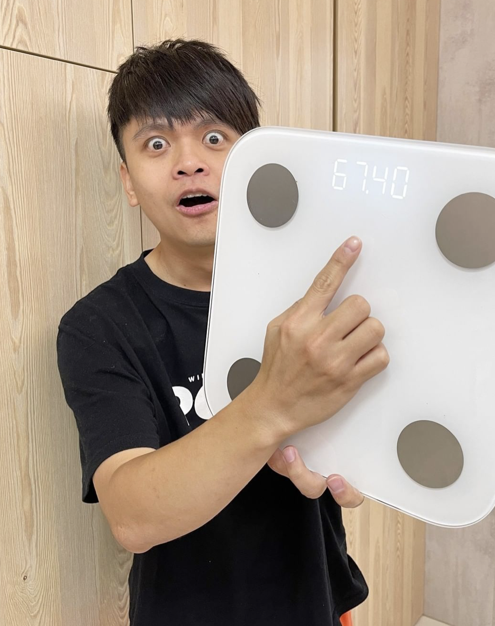 蔡阿嘎開心透露自己瘦身成功。 圖：翻攝ig/蔡阿嘎