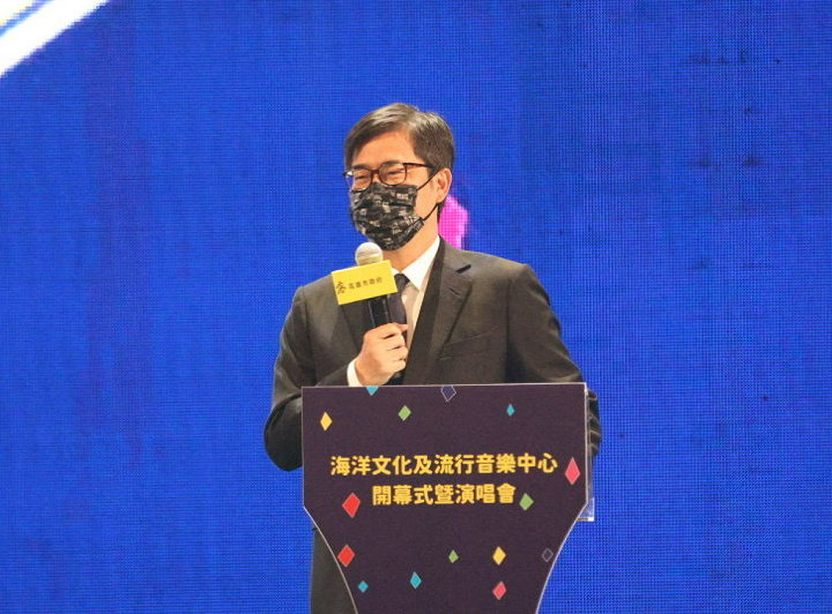 陳其邁感謝中央對高雄建設的全力支持。 圖：高雄市政府提供
