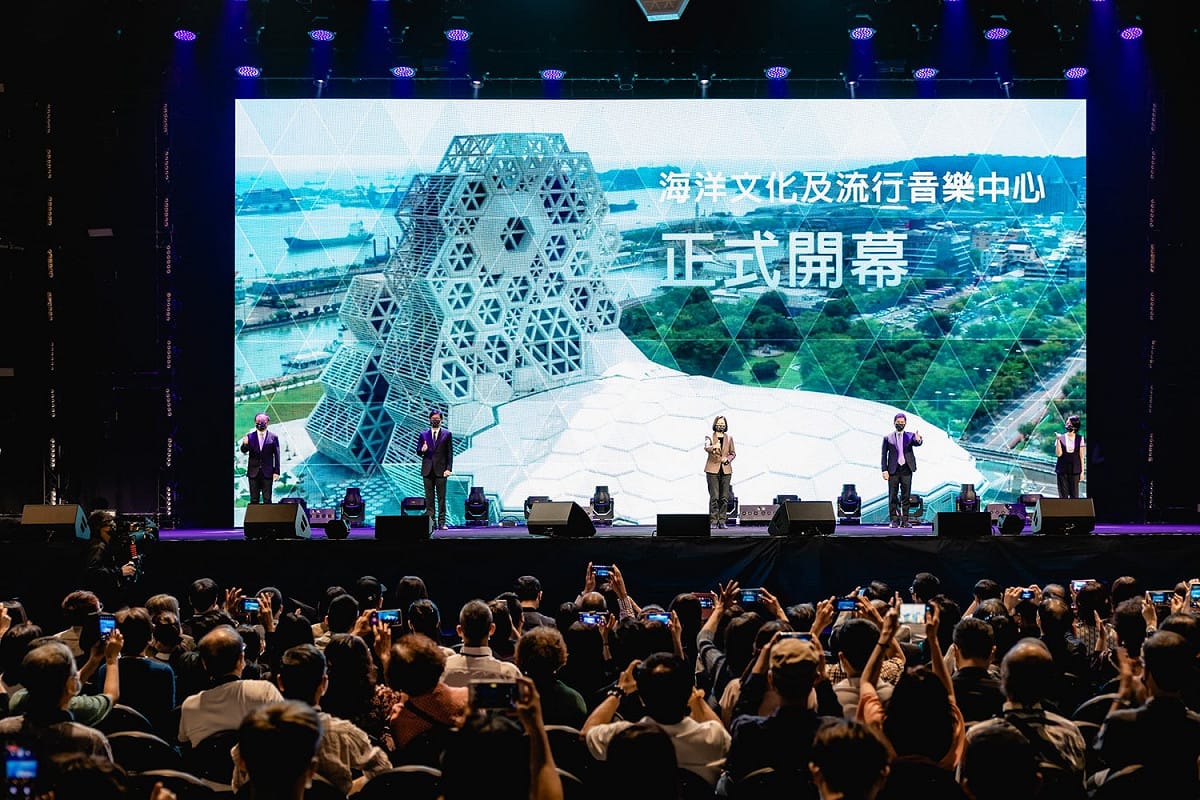 高流落成啟用，開幕式暨演唱會登場。 圖：高雄市政府提供