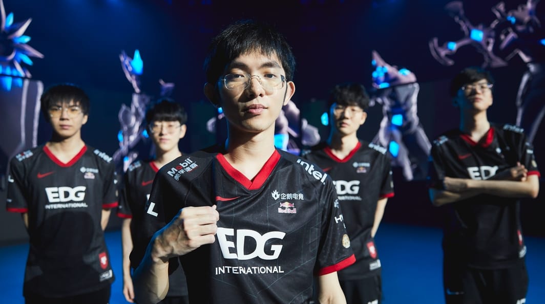 EDG鏖戰五局拿下GEN，進軍決賽舞台。 圖：Riot Games/提供